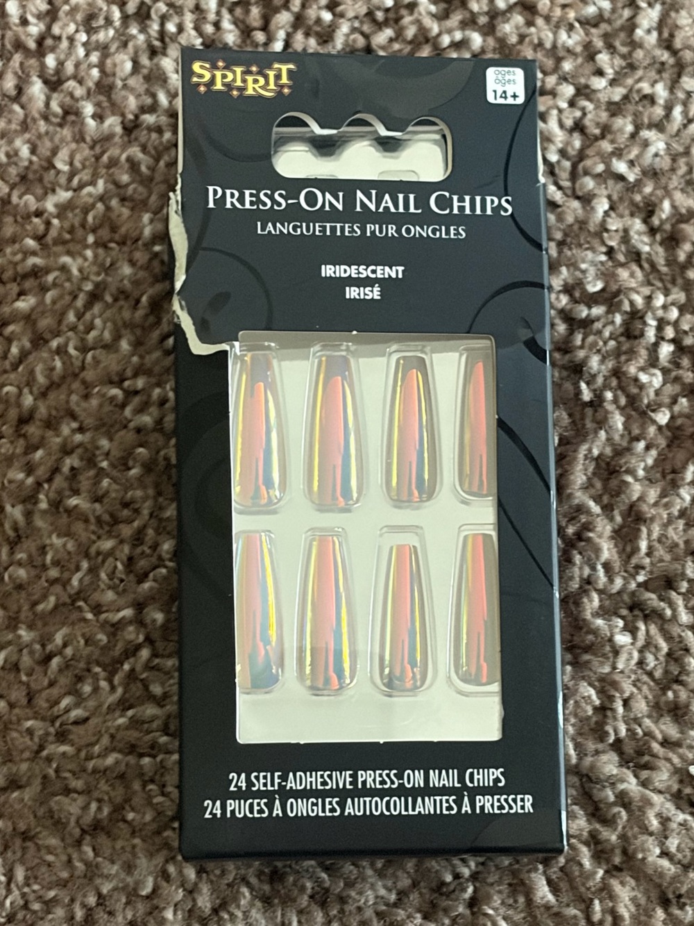 NIB Spirit Iridescent Press-On Nails